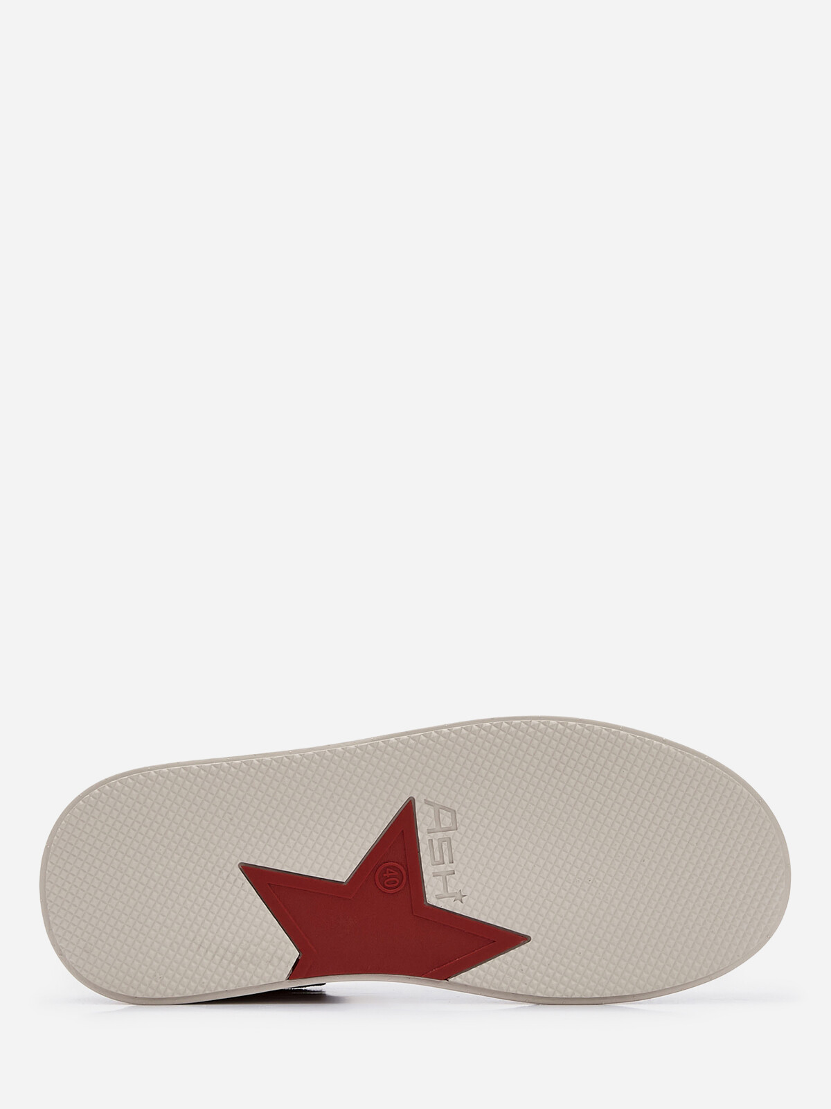 Женские демисезонные кеды ash moby studs бежевые | 4ah.ah149971.t купить в официальном магазине AshRussia.ru