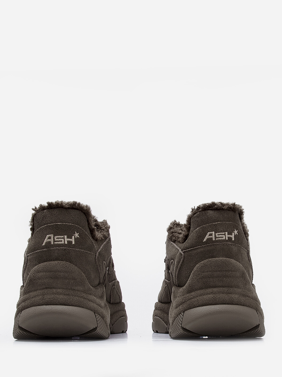 Женские зимние кроссовки ash addict bis fur коричневые | 3ah.ah147018.s купить в официальном магазине AshRussia.ru