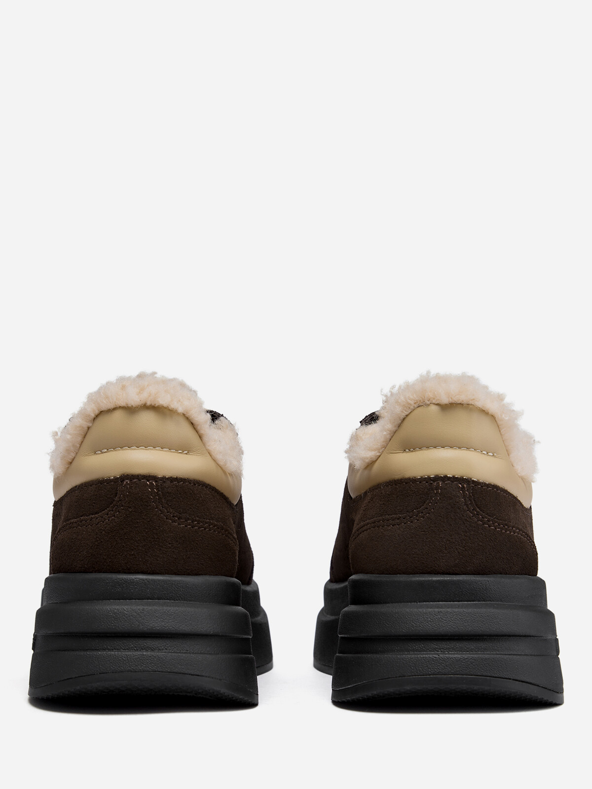 Женские зимние кеды ash idol fur бежевые | 5ah.ah153815.s купить в официальном магазине AshRussia.ru