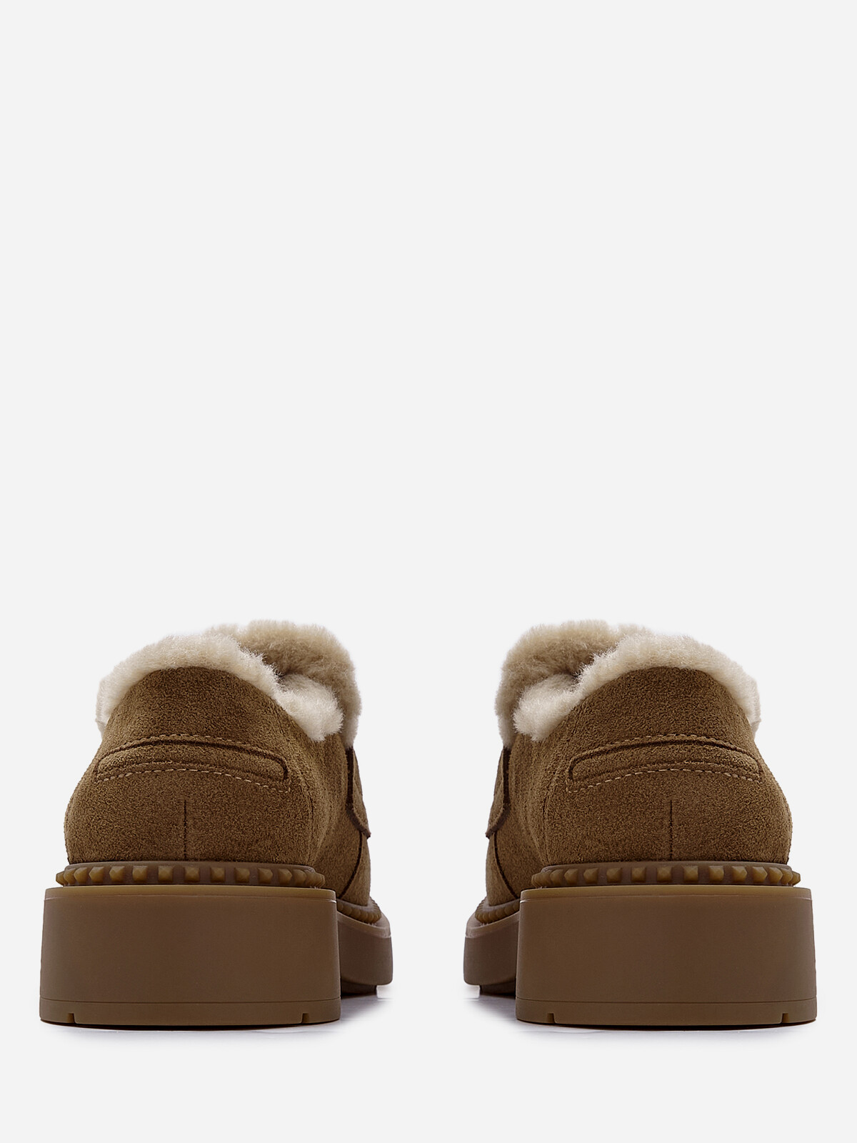 Женские зимние лоферы ash medusa fur коричневые | 3ah.ah147140.s купить в официальном магазине AshRussia.ru