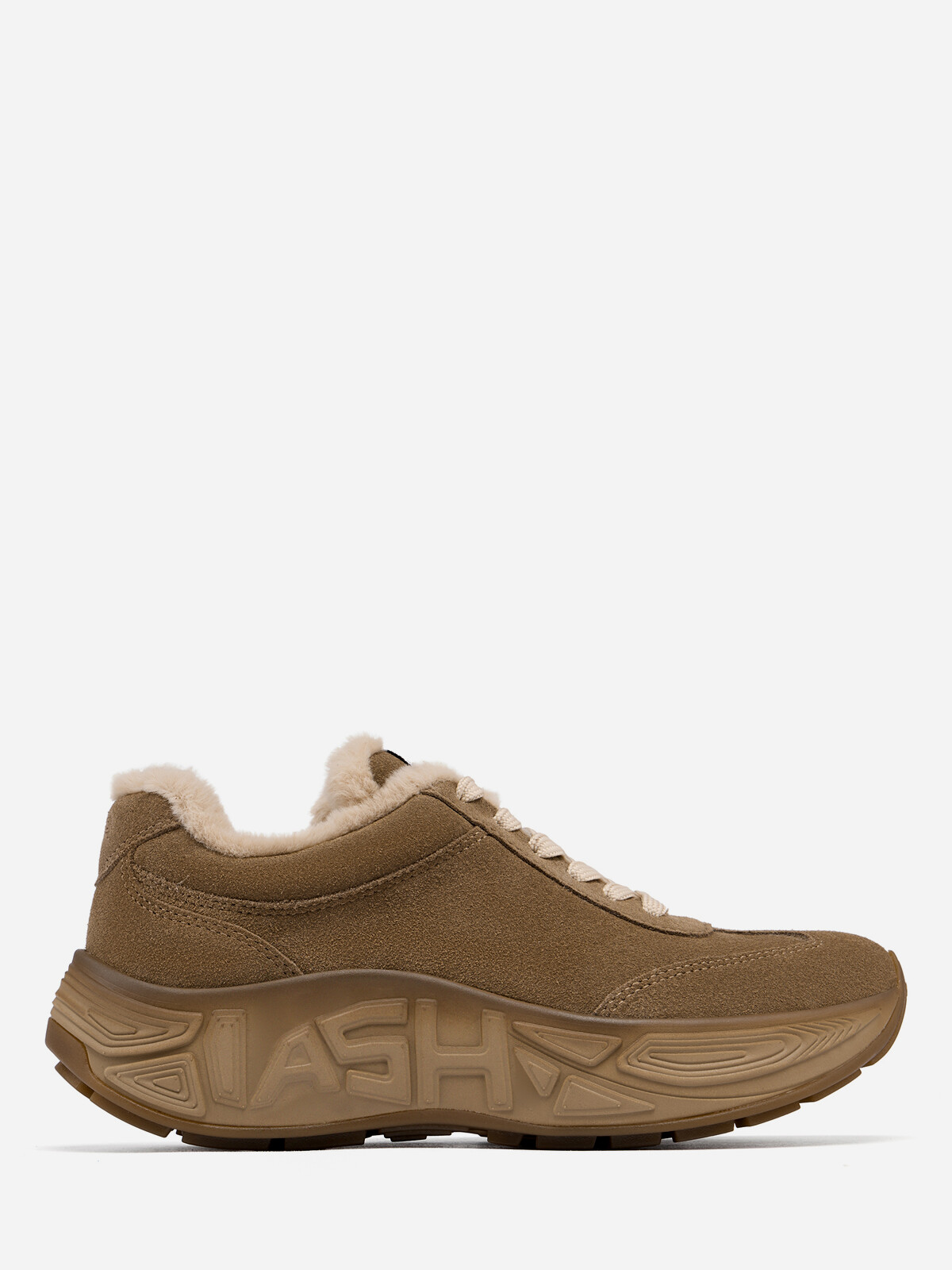 Женские зимние кроссовки ash eldorado fur коричневые | 5ah.ah152700.s купить в официальном магазине AshRussia.ru