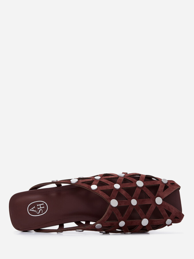 Женское летнее сабо ash bone красное | 4ah.ah149704.k купить в официальном магазине AshRussia.ru