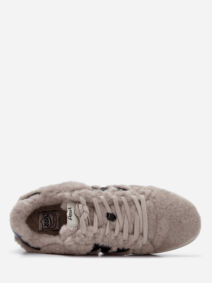 Женские зимние кеды ash malibu fur черные | 3ah.ah147125.s купить в официальном магазине AshRussia.ru