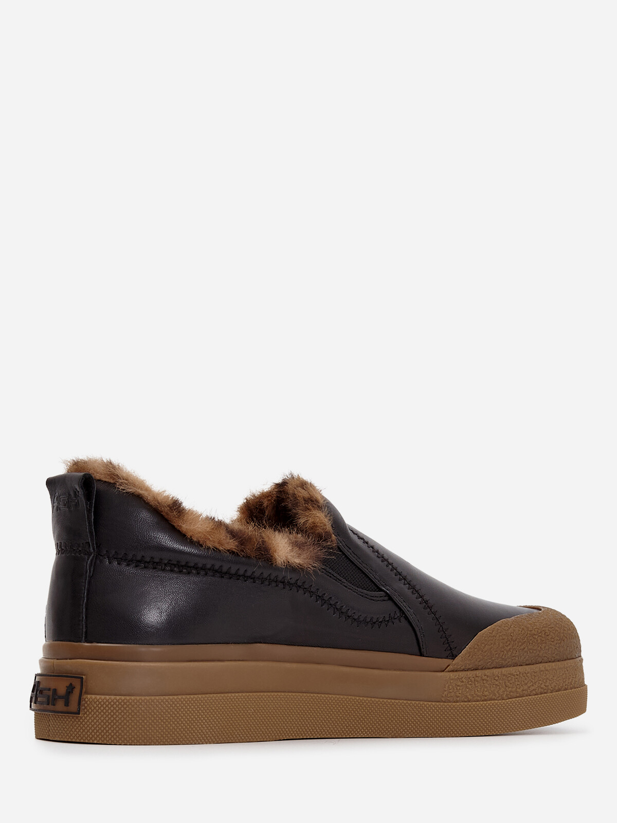 Женские зимние слипоны ash anemone fur черные | 5ah.ah152812.s купить в официальном магазине AshRussia.ru
